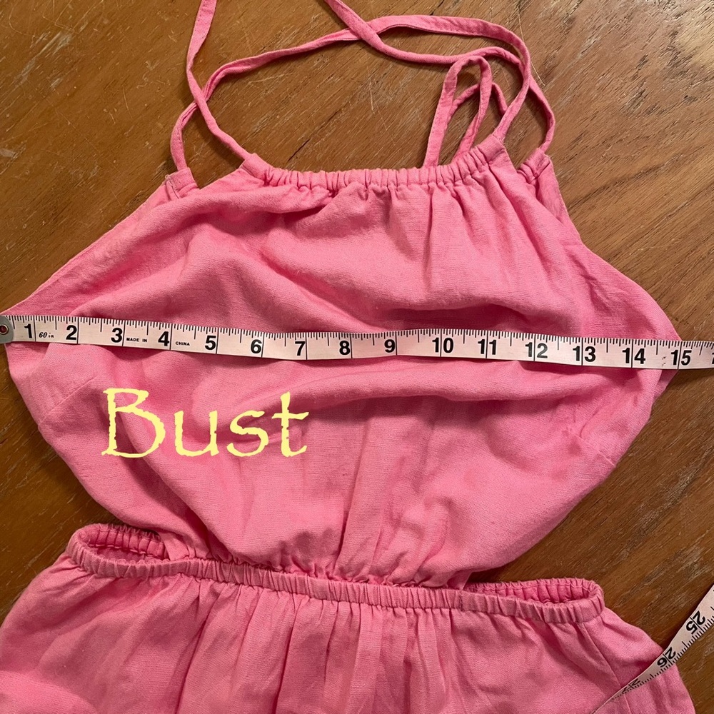 L*Space Jaide Dress, Guava, Maxi, Open Back, Size… - image 8